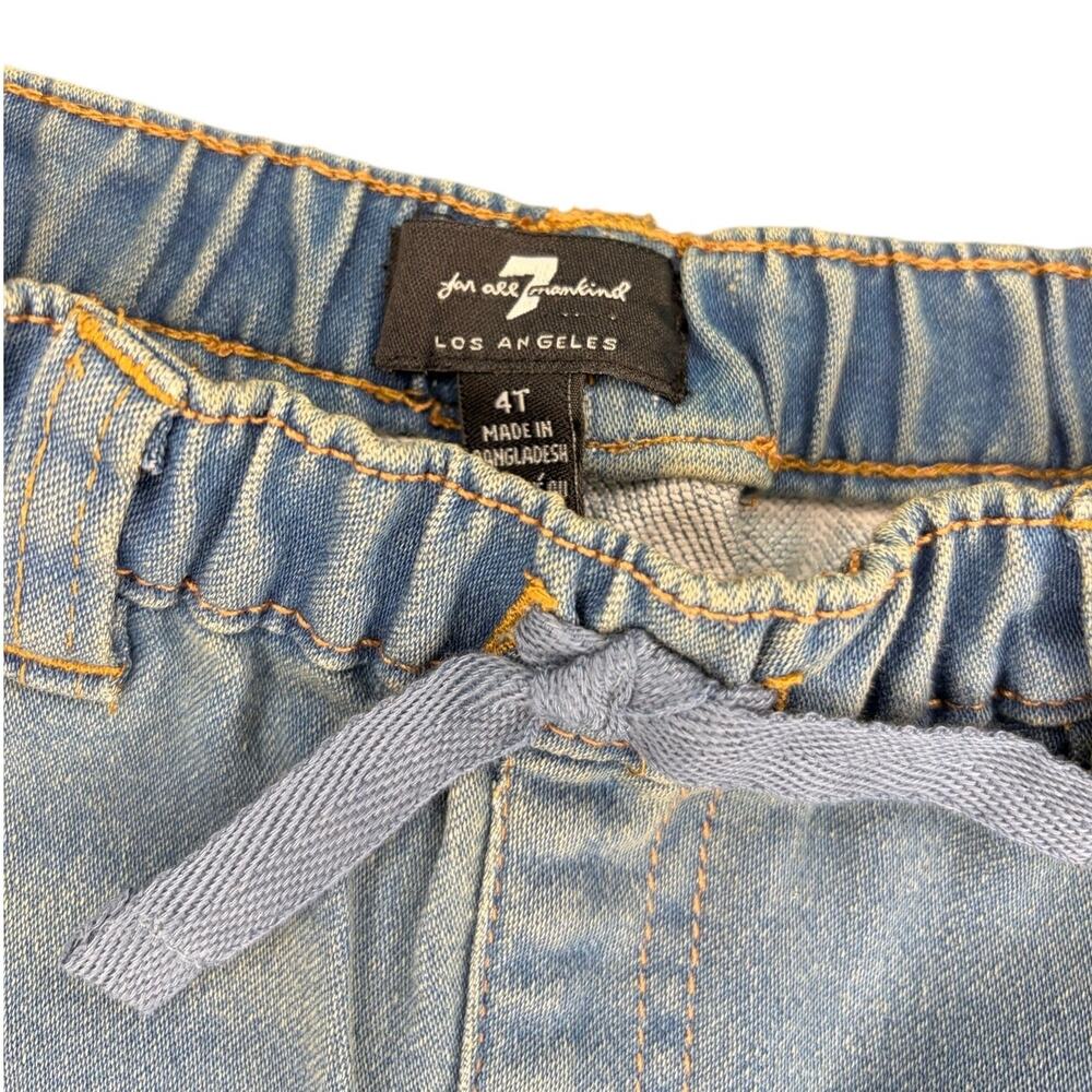 7 For All Mankind Jeans - Size 4T - Boys - Luxe Sport Knit Denim - Picture 2 of 7